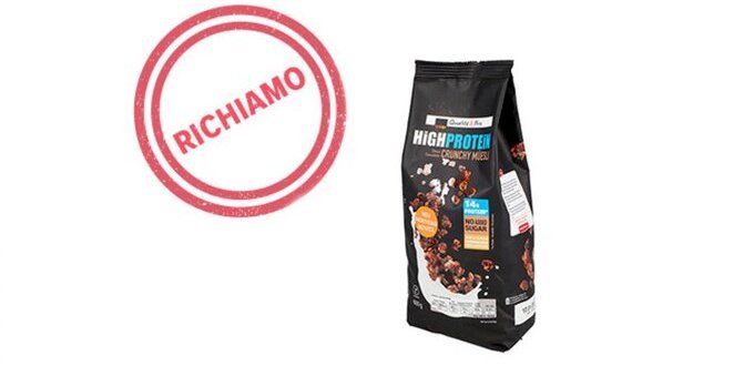 Coop richiama i müesli High Protein Crunchy al Cioccolato: contengono nocciole