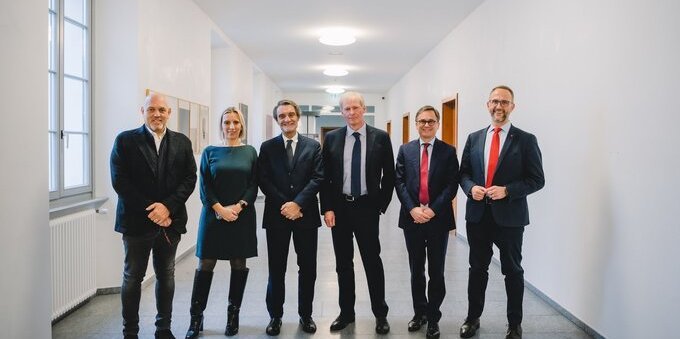 Ticino, il Consiglio di Stato incontra il presidente della Regione Lombardia Attilio Fontana. Le foto