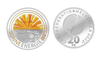 Le energie rinnovabili ispirano la Zecca federale. Ecco la nuova moneta
