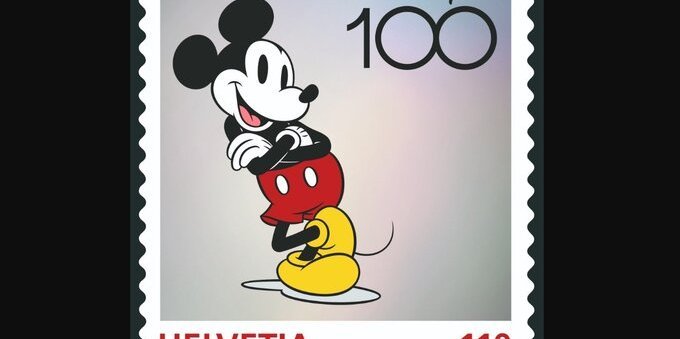 La Posta Svizzera celebra Topolino per i 100 anni di Disney