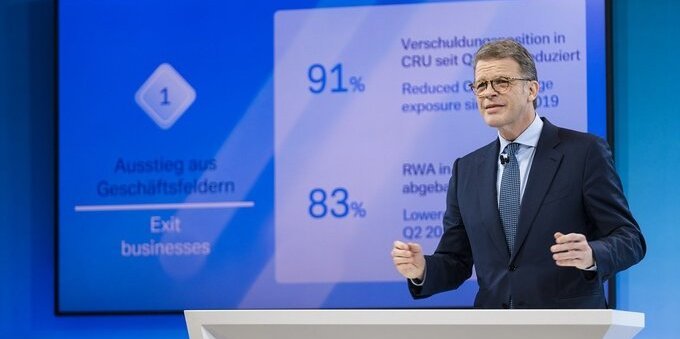 L'aumento dei tassi della Bce manderà in crisi il sistema bancario? Non per il ceo di Deutsche Bank