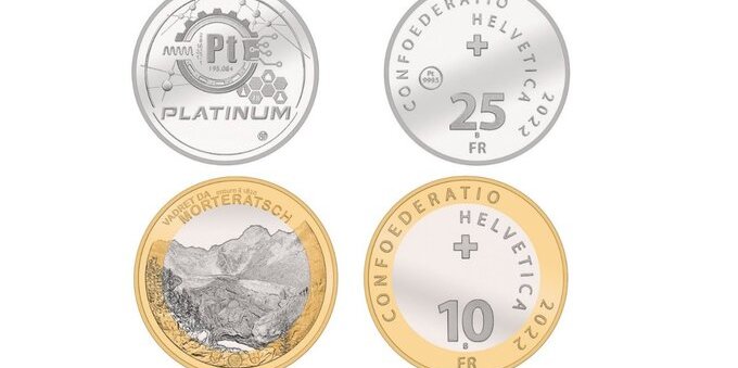 Curiosità numismatica: in arrivo Platinum e Ghiacciaio del Morteratsch