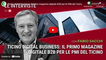 VIDEO Debutto in rete per il primo portale dedicato al B2B in Ticino. Intervista a Fabio Sacchi