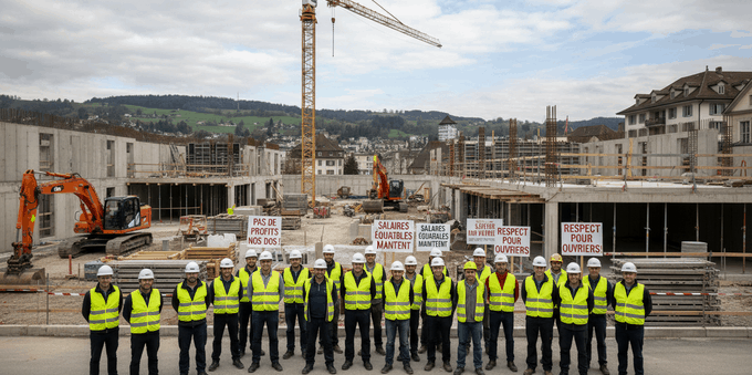 Tensioni nel settore edile nel Canton Vaud: sciopero dei muratori