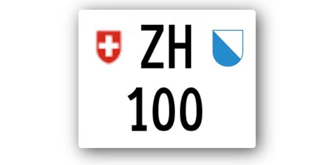 220.800 franchi per aggiudicarsi la targa ZH100: l'asta si conclude mercoledì
