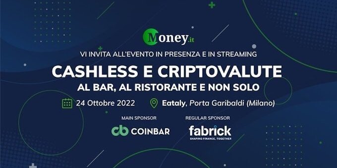 Cashless e criptovalute: segui in diretta l'evento di Money.it sui pagamenti digitali