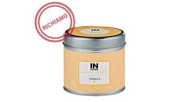 Coop richiama la candela in vasetto Vanilla: la cera potrebbe prendere fuoco