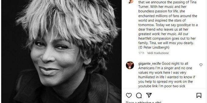 Addio a Tina Turner, si è spenta l'iconica cantante americana che viveva in Svizzera