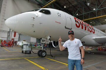 Porta il nome della Regione Viamala il nuovo aereo della flotta Swiss