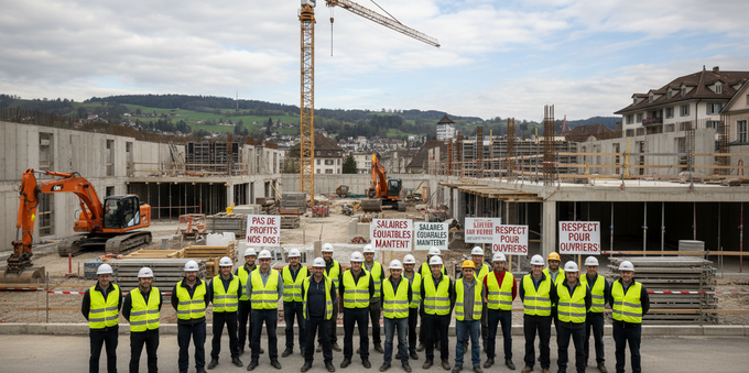Tensioni nel settore edile nel Canton Vaud: sciopero dei muratori