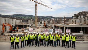 Tensioni nel settore edile nel Canton Vaud: sciopero dei muratori
