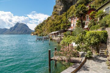 Gandria, il borgo di pescatori senza auto sul Ceresio: si arriva a piedi (gratis) lungo il Sentiero dell'olivo o in battello, e una giornata sul lago costa pochissimo