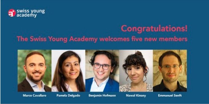 La Young Swiss Academy nomina 5 nuovi membri, eletto anche uno studente dell'USI