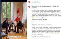 Il Consiglio federale sbarca su Instagram per avvicinarsi ai giovani