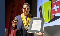 Il ticinese Giuliano Genoni è stato insignito dell'Ordine della birra d'oro